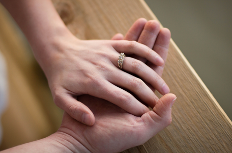 Married Couple's Hands